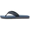 Quiksilver Carver Suede Flip Flops for Men, Arch Support Athletic Mens Sandals, Thong Mens Slides(Blazer Navy)
