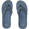 Quiksilver Carver Suede Flip Flops for Men, Arch Support Athletic Mens Sandals, Thong Mens Slides(Blazer Navy)