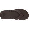 Quiksilver Carver Suede Flip Flops for Men, Arch Support Athletic Mens Sandals, Thong Mens Slides(Brown 2)