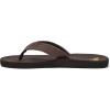 Quiksilver Carver Suede Flip Flops for Men, Arch Support Athletic Mens Sandals, Thong Mens Slides(Demitasse Solid)