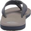 Quiksilver Carver Suede Flip Flops for Men, Arch Support Athletic Mens Sandals, Thong Mens Slides(Grey 1 241)