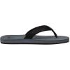 Quiksilver Carver Suede Flip Flops for Men, Arch Support Athletic Mens Sandals, Thong Mens Slides(Grey 1)