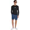 Quiksilver Men’s Everyday Graphic Long Sleeve Surf Tee(Black)