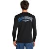 Quiksilver Men’s Everyday Graphic Long Sleeve Surf Tee(Black)