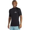 Quiksilver Men’s Everyday Upf50 Short Sleeve Rashguard(Anthracite)