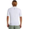 Quiksilver Men’s Everyday Upf50 Short Sleeve Rashguard(Bright White)