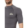 Quiksilver Men’s Everyday Upf50 Short Sleeve Rashguard(Iron Gate)