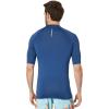 Quiksilver Men’s Everyday Upf50 Short Sleeve Rashguard(Monaco Blue Heather)