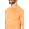 Quiksilver Men’s Everyday Upf50 Short Sleeve Rashguard(Tangerine)