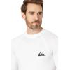 Quiksilver Men’s Everyday Upf50 Short Sleeve Rashguard(White)