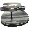 Quiksilver Men’s Molokai Art II 3 Point Flip Flop Sandal BLACK/BROWN/GREEN 241 9