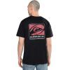 Quiksilver Men’s Out of Bounds Screen Tee(Black)