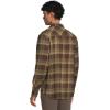 Quiksilver Men’s Penmar Check Flannel Shirt(Chocolate Brown)