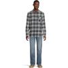 Quiksilver Men’s Penmar Check Flannel Shirt(Quarry)