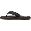 Quiksilver Monkey Wrench Flip Flops for Men, Arch Support Athletic Mens Sandals, Thong Mens Slides(Black/Brown)