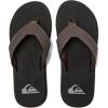 Quiksilver Monkey Wrench Flip Flops for Men, Arch Support Athletic Mens Sandals, Thong Mens Slides(Brown/Black/Brown)