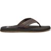 Quiksilver Monkey Wrench Flip Flops for Men, Arch Support Athletic Mens Sandals, Thong Mens Slides(Brown/Black/Brown)