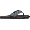 Quiksilver Monkey Wrench Flip Flops for Men, Arch Support Athletic Mens Sandals, Thong Mens Slides(Grey/Black/Grey)