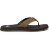 Quiksilver Monkey Wrench Flip Flops for Men, Arch Support Athletic Mens Sandals, Thong Mens Slides(Tan/Solid)