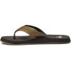 Quiksilver Monkey Wrench Flip Flops for Men, Arch Support Athletic Mens Sandals, Thong Mens Slides(Tan/Solid)