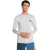 Quiksilver Men’s Everyday Long Sleeve Surf Tee(Light Grey Heather)