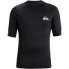 Quiksilver Men’s Everyday Upf50 Short Sleeve Rashguard(Anthracite)