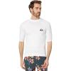 Quiksilver Men’s Everyday Upf50 Short Sleeve Rashguard(White)