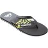 Quiksilver mens Flip Flop(Black/Green)