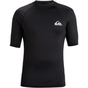 Quiksilver Men’s Everyday Upf50 Short Sleeve Rashguard(Anthracite)