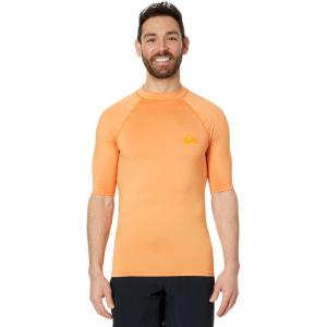 Quiksilver Men’s Everyday Upf50 Short Sleeve Rashguard(Tangerine)