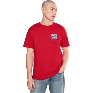 Quiksilver Men’s Out of Bounds Screen Tee(Salsa)