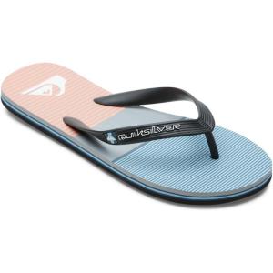 Quiksilver mens Flip Flop(Blue and Orange)