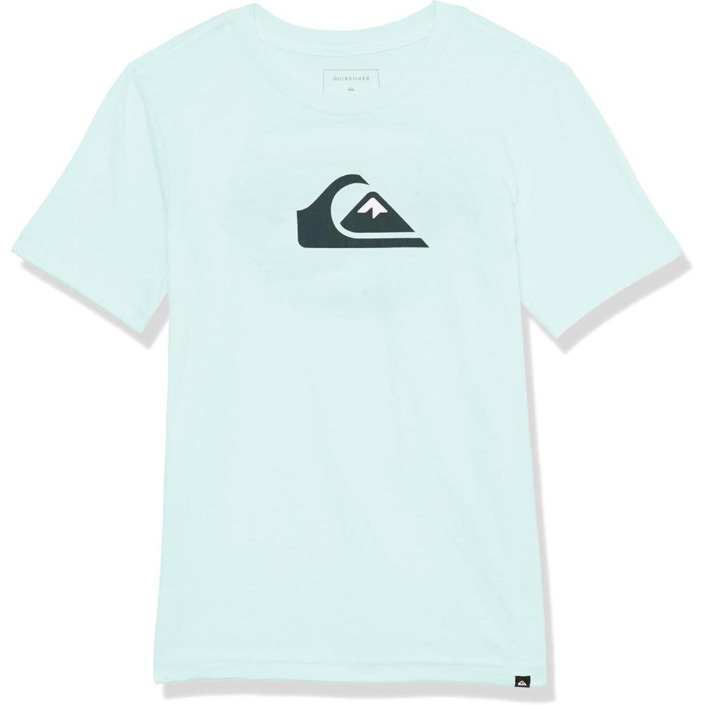 image:imageQuiksilver Boys Boys Comp Logo Short Sleeve Tee ShirtIced Aqua