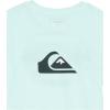 Quiksilver Boys Boy’s Comp Logo Short Sleeve Tee Shirt(Iced Aqua)