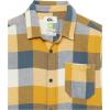 Quiksilver Boys Boy’s Motherfly Youth Nutton Up Flannel Shirt(Mustard Motherfly 233)