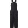 Quiksilver Girls’ Heavyweight Ski Snow Bib Overalls, Insulated & Waterproof(Black)