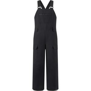 Quiksilver Girls’ Heavyweight Ski Snow Bib Overalls, Insulated & Waterproof(Black)