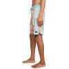 Quiksilver Men’s Jetty Bloom 19 Boardshorts(Silver Birch)