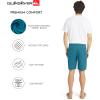 Quiksilver Men’s Regular Fit Fixed Waist Water Friendly Active Hybrid Shorts(Solid Design – Mediteranea)