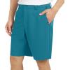 Quiksilver Men’s Regular Fit Fixed Waist Water Friendly Active Hybrid Shorts(Solid Design – Mediteranea)