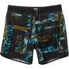 Quiksilver Mens Blank Canvas 16″ Boardshort(Black ( Scallop Snap))