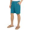 Quiksilver Men’s Regular Fit Fixed Waist Water Friendly Active Hybrid Shorts(Solid Design – Mediteranea)