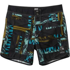 Quiksilver Mens Blank Canvas 16″ Boardshort(Black ( Scallop Snap))