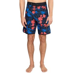 Quiksilver Men’s Jetty Bloom 19 Boardshorts(Anthracite)
