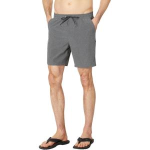 Quiksilver Men’s Men’s Taxer Heather Amphibian 18 Hybrid Short(Black 241)