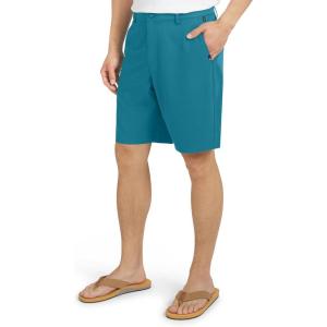 Quiksilver Men’s Regular Fit Fixed Waist Water Friendly Active Hybrid Shorts(Solid Design – Mediteranea)