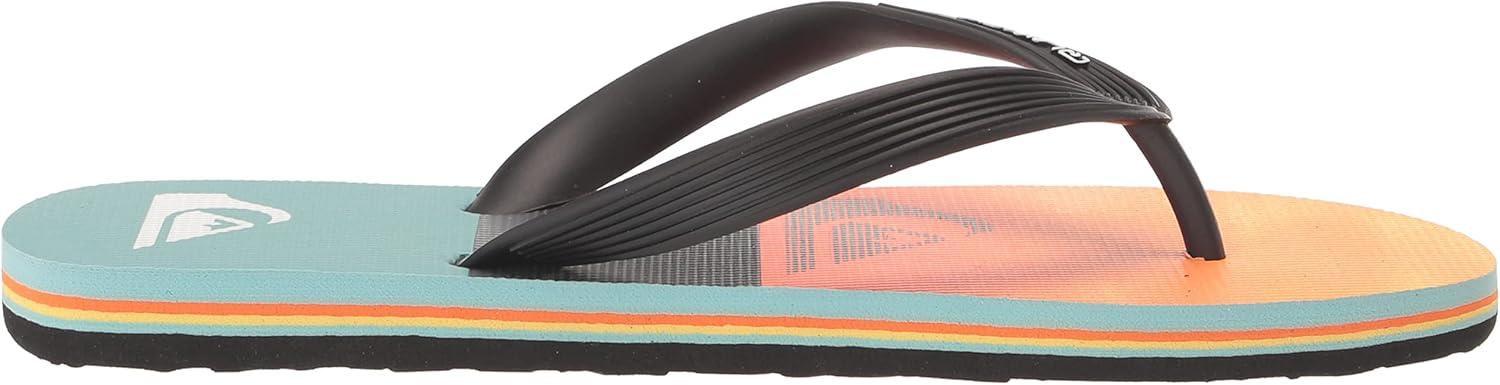 image:imageQuiksilver boys Unisexchild Molokai Art Youth SandalBlackOrangeGrey