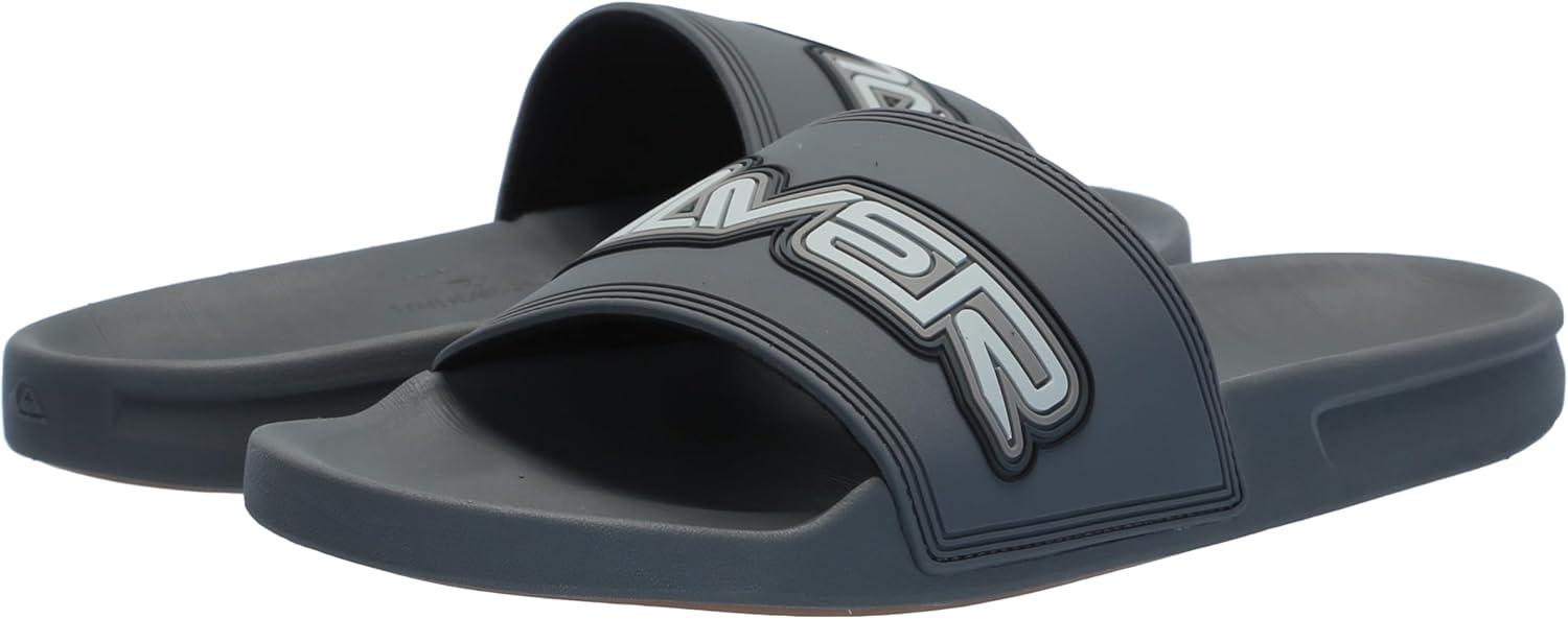 image:imageQuiksilver mens Quiksilver Mens Rivi Wordmark II Slide SandalGrey 1 241