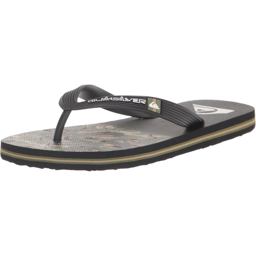 image:imageQuiksilver boys Unisexchild Molokai Art Youth SandalGreen 1