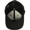 Quiksilver Men’s Quiksilver Men’s Mountain & Wave Stretch Fit Curve Brim Hat(Black/Black)
